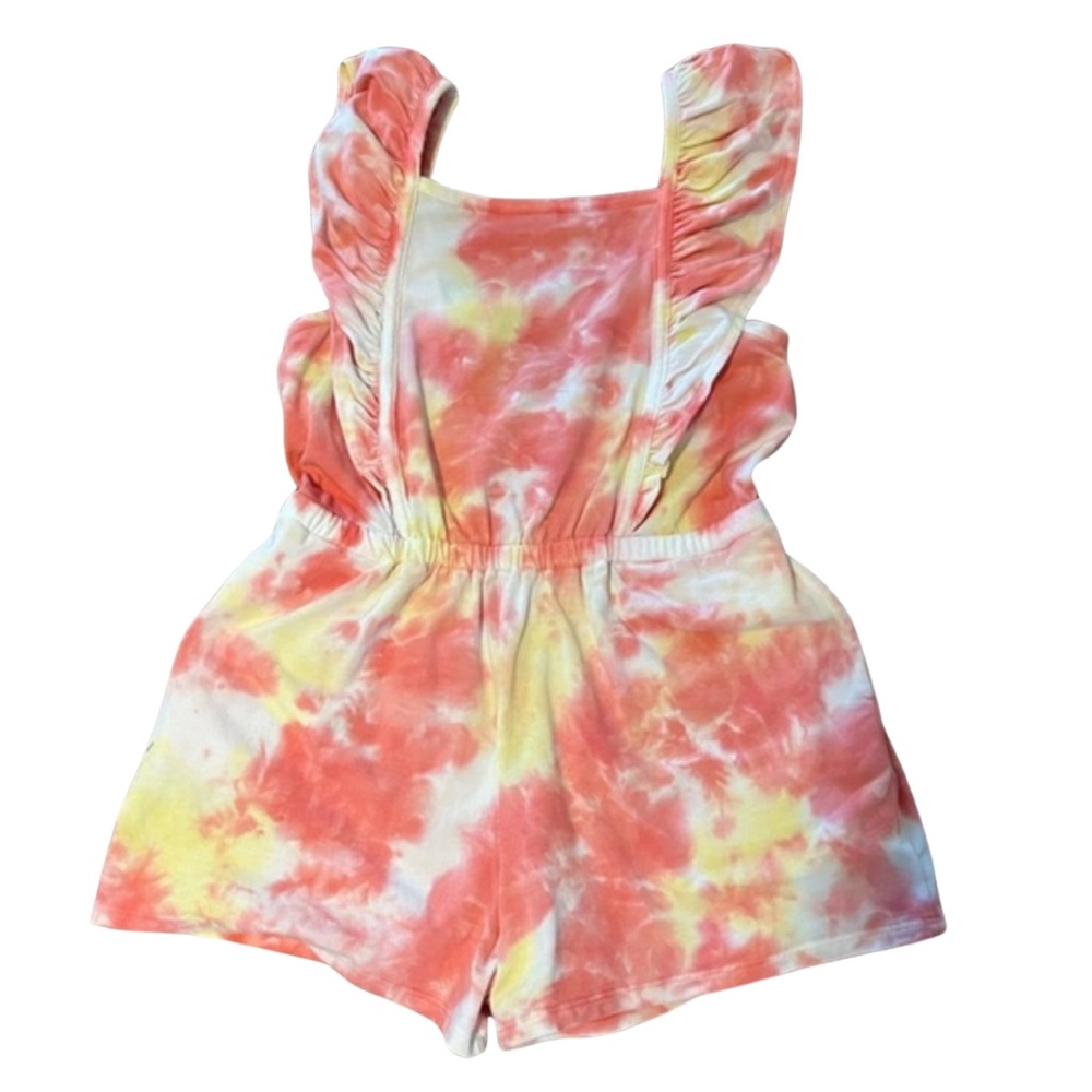 Tucker + Tate girls ruffle romper size 6 like new